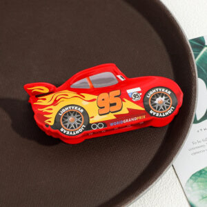 Pince à cheveux Cars rouge avec Flash McQueen