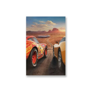 Poster Cars Radiator Springs, décor Desert