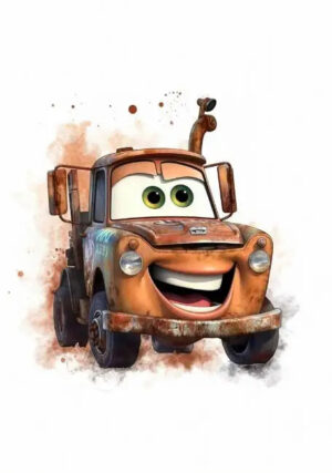 Poster Cars Martin avec grand sourire