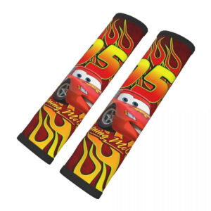 Protège-ceinture voiture Cars avec Lightning McQueen