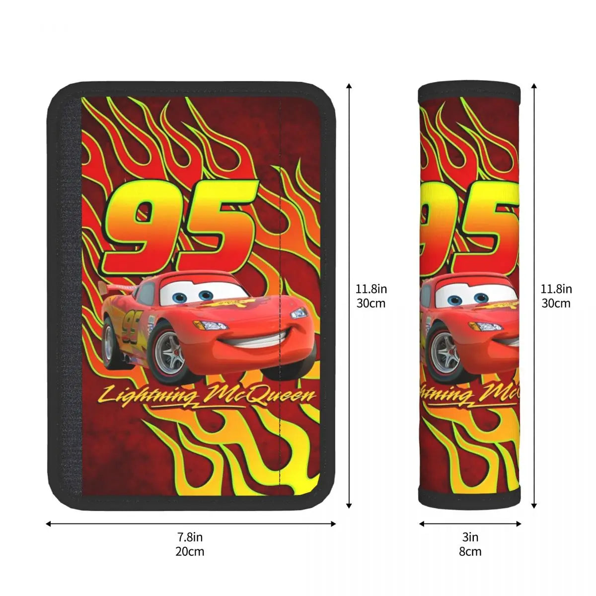 Protège-ceinture Cars avec McQueen et son meilleur ami – Image 2