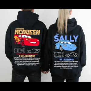 Pull duo Cars avec McQueen et Sally