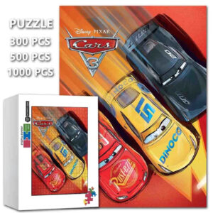 Puzzle Cars avec McQueen, Cruz et Storm