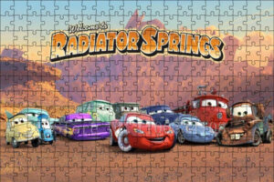 Puzzle Cars avec personnages de Radiator Springs
