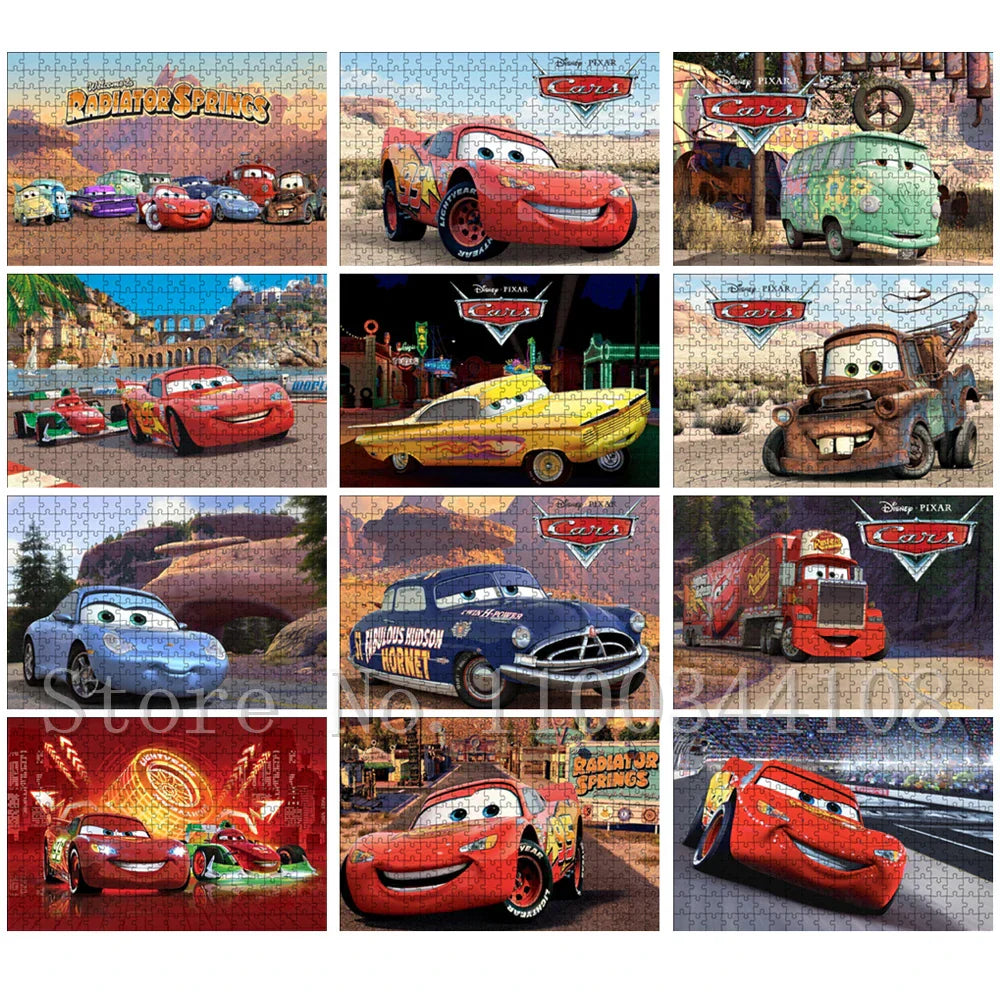 Puzzle Sally Cars avec variantes 300PCS, 500PCS et 1000PCS – Image 2