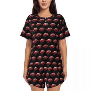 Pyjama femme Cars avec motifs Flash McQueen