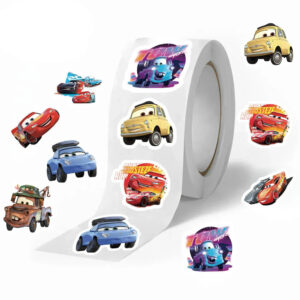 Rouleau Cars de 500 stickers