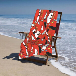 Serviette de plage Cars avec McQueen sur toute la surface
