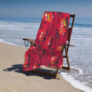Serviette de plage rouge Cars McQueen