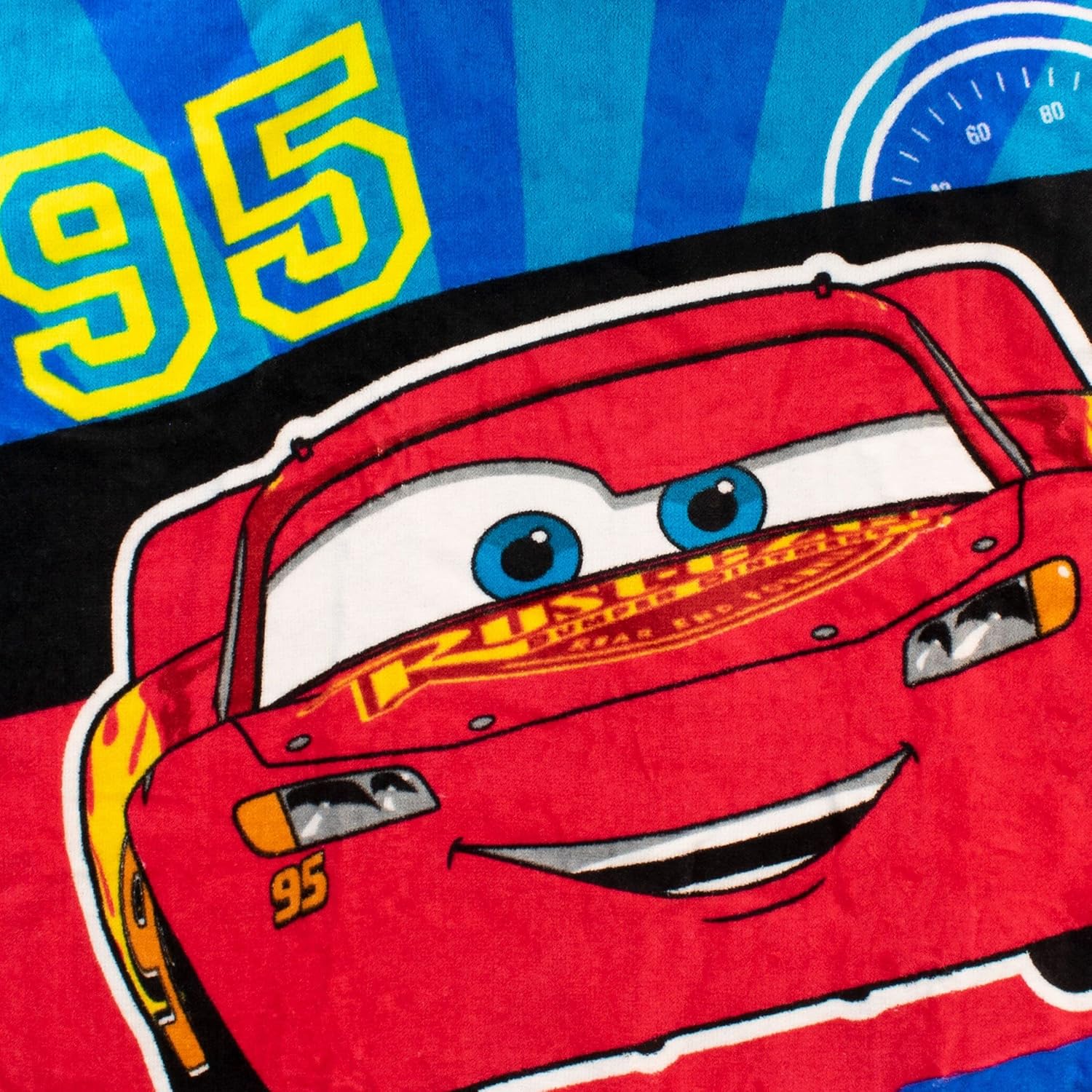 Poncho serviette à capuche Cars avec Flash Lightning McQueen 95 – Image 2