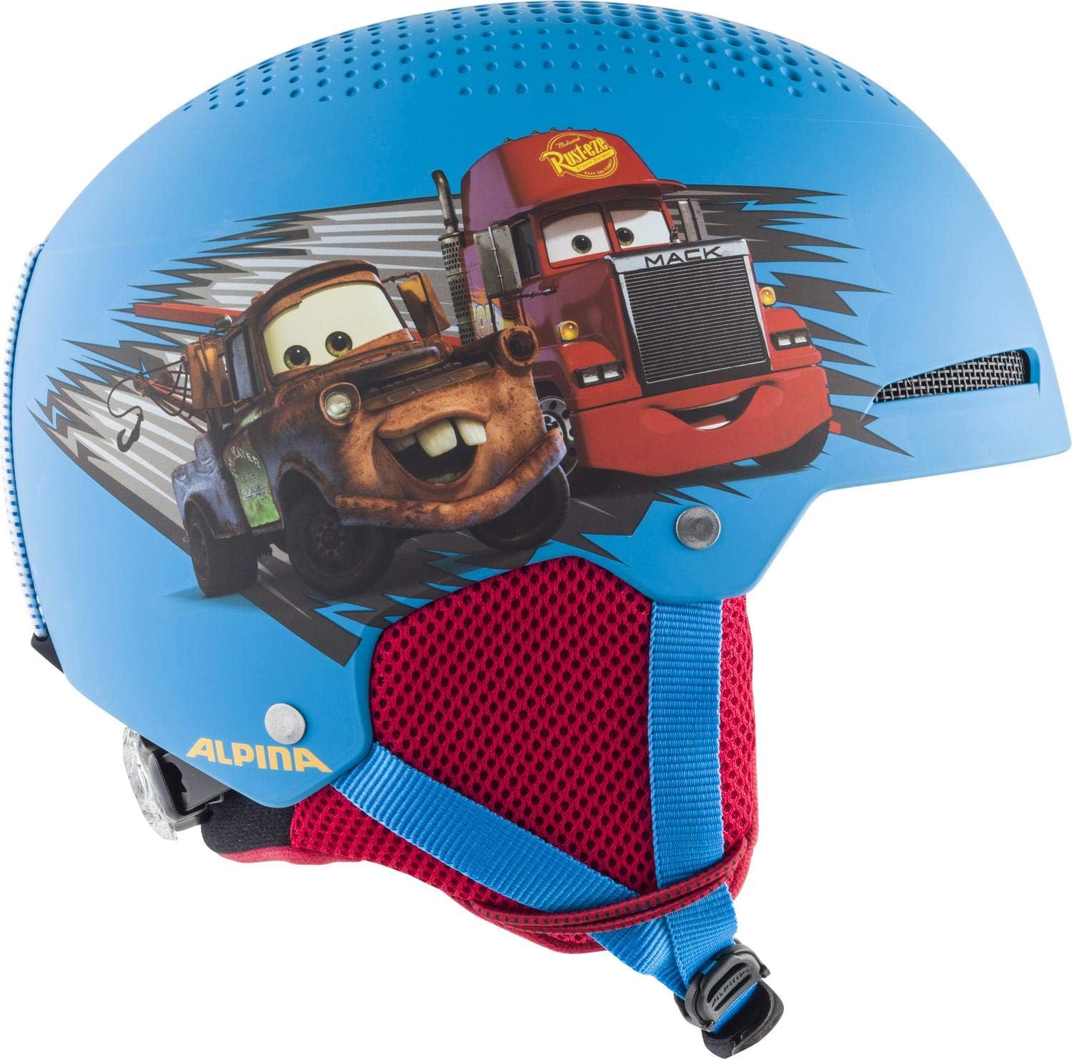 Set de casque de ski enfant Cars avec McQueen, Storm, Martin et Mack – Image 3