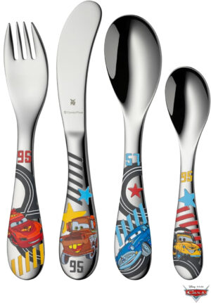 Couverts enfant Cars en acier inoxydable, set pour repas