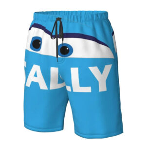 Short bleu Cars avec regard de Sally
