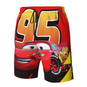 Short Flash McQueen Cars avec tailles S à XXXL