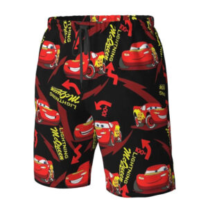 Short Cars avec Lightning McQueen version cartoon
