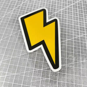 Sticker Cars Éclair jaune au choix
