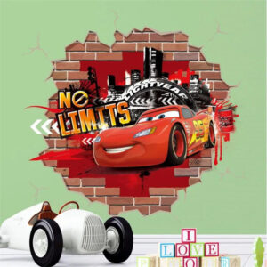 Sticker mural No Limits Cars avec Flash McQueen