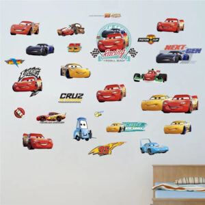 Sticker mural Cars avec personnages décoratifs