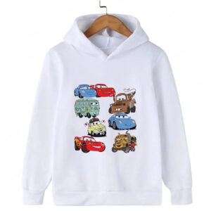Sweat à capuche enfant Cars avec personnages