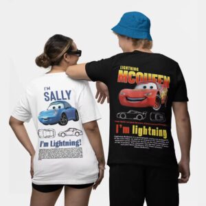 T-shirt Cars avec Sally et McQueen en duo
