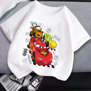 T-shirt enfant Cars avec McQueen, Martin et Cruz