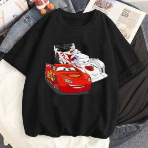 T-shirt Cars McQueen au coude à coude, du XS au XXXL