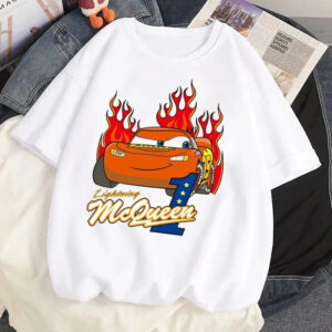 T-shirt Cars avec McQueen Numéro 1