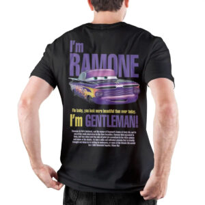 T-Shirt Ramone 'I'm Gentleman' Cars - Noir ou Blanc