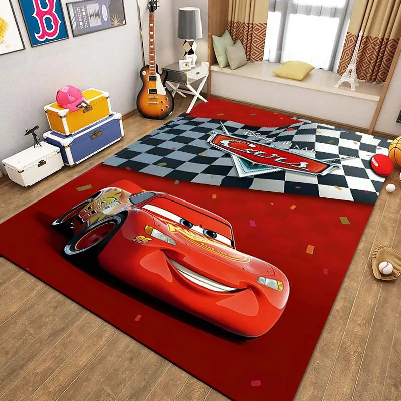 Tapis Drapeau de Course Cars
