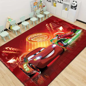 Tapis lumineux Cars avec McQueen et Francesco