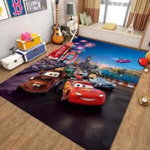 Tapis McQueen et ses Amis - Collection Cars, Formats au Choix