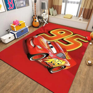 Tapis rouge Cars avec numéro 95