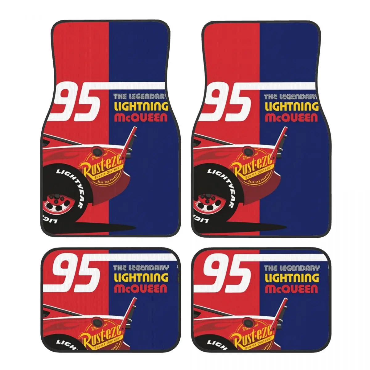 Tapis de sol voiture Cars vintage McQueen 95