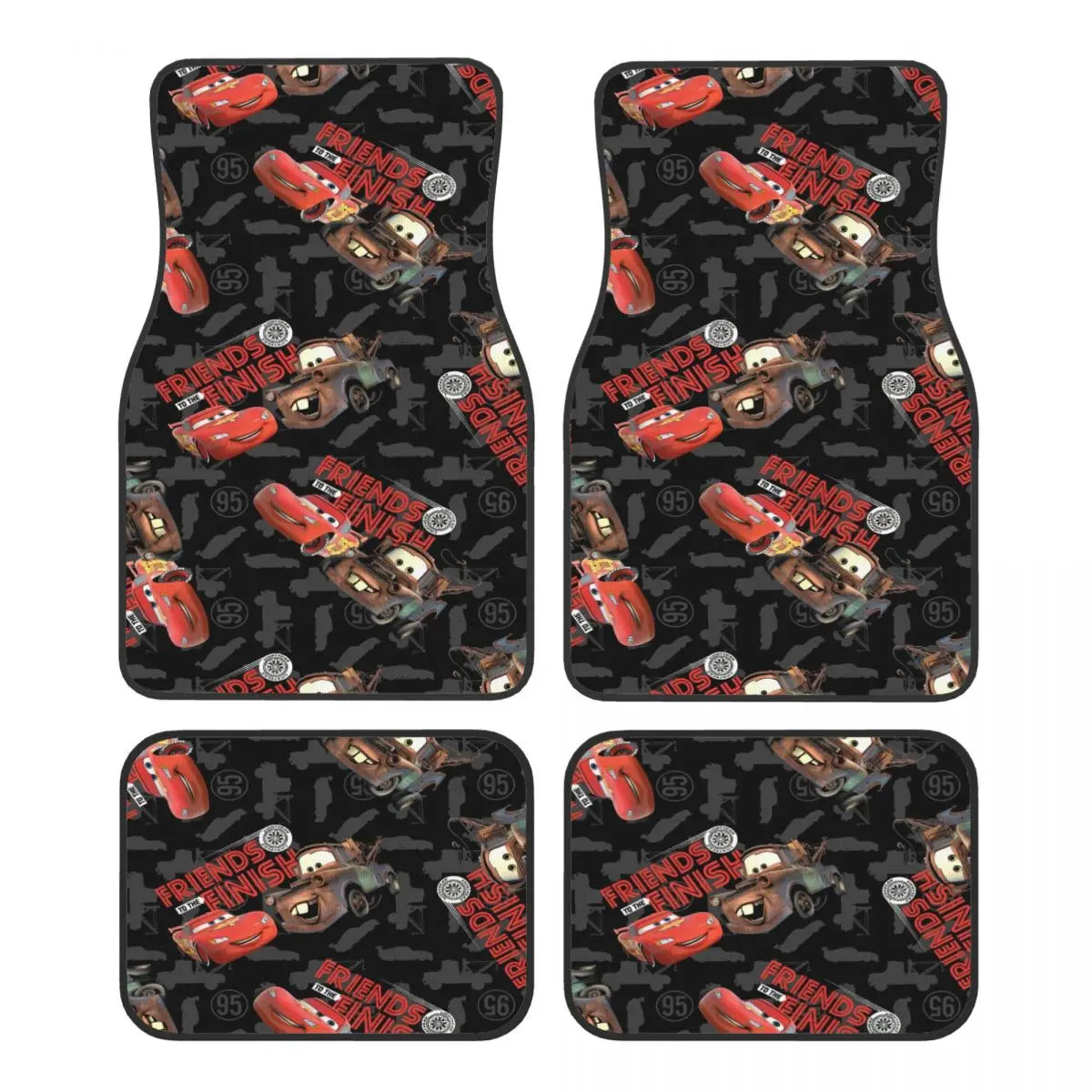 Tapis de sol de voiture Cars avec McQueen et Martin