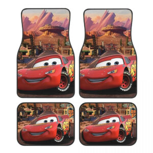 Tapis de sol pour voiture Cars, décor Radiator Springs