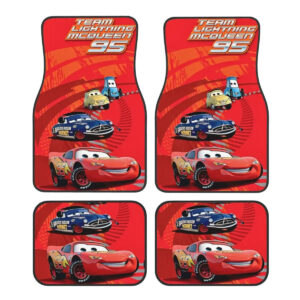 Tapis de voiture Lightning McQueen Team 95 - Collection Cars