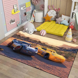Tapis Cars Fabulous avec McQueen et Cruz Ramirez