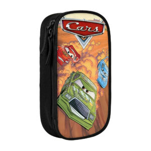 Trousse scolaire Cars avec McQueen, King et Chick