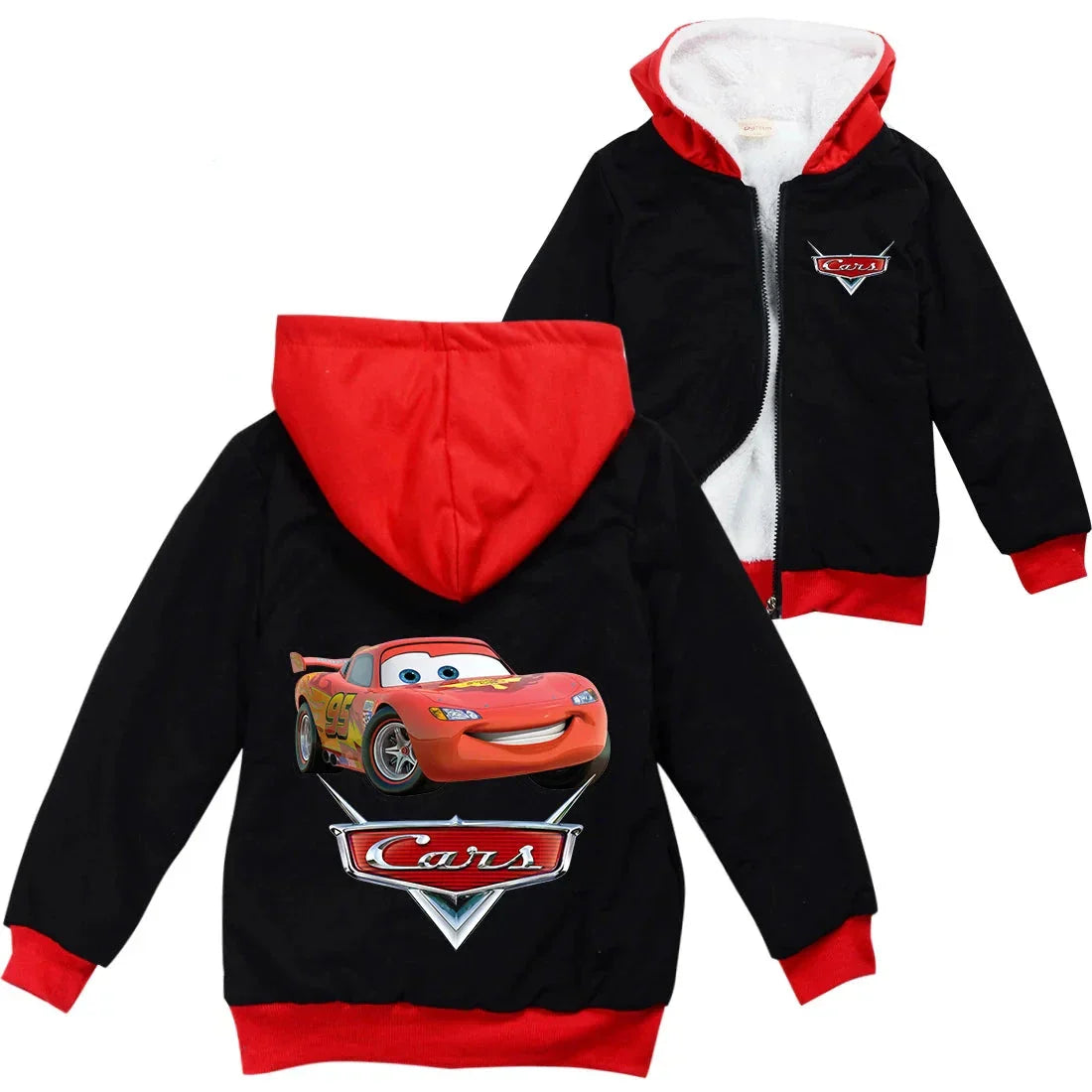 Veste à capuche Cars enfant avec Flash McQueen