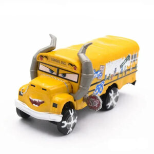 Bus scolaire jaune Cars 3 avec Miss Fritter